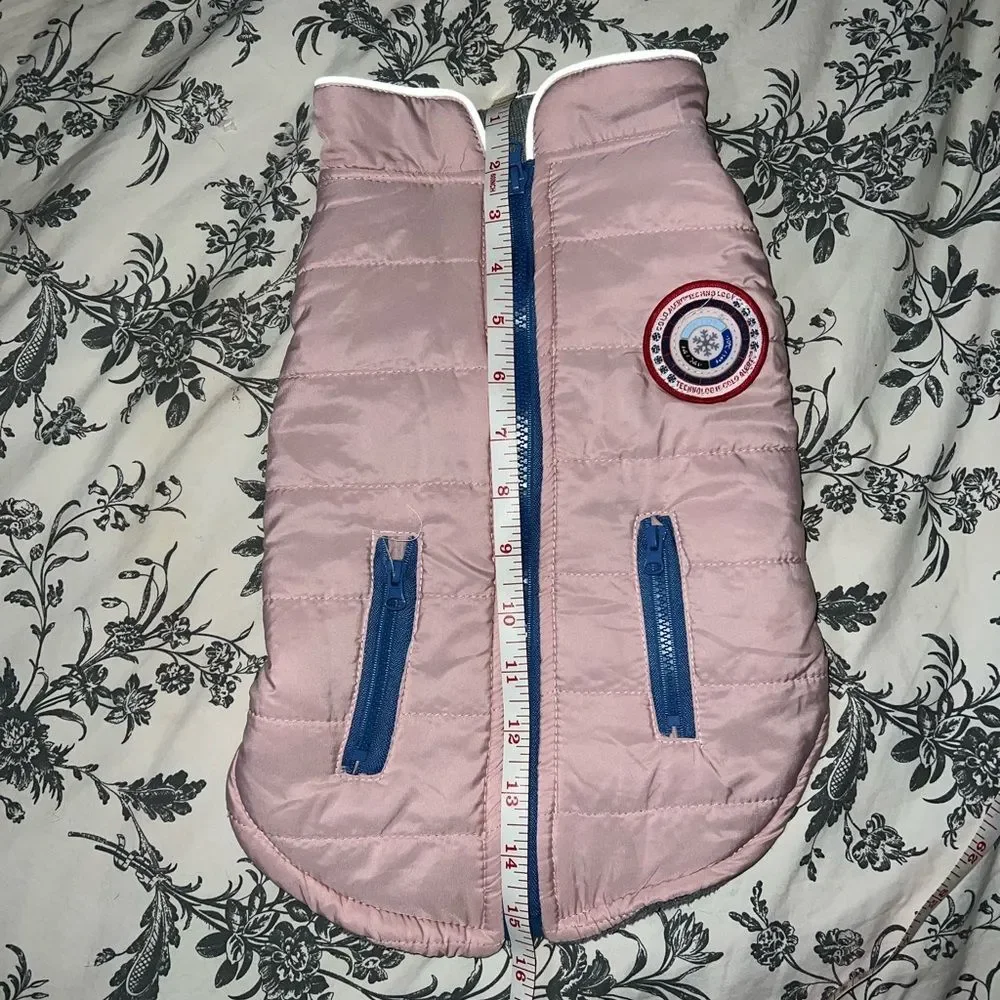 Pink dog sweater
